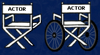 Actors chairs next to each other